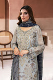 Ramsha Minhal Vol-13 Embroidered Organza Unstitched 3Pc Suit M-1309