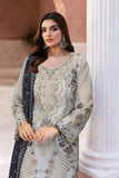 Ramsha Minhal Vol-13 Embroidered Organza Unstitched 3Pc Suit M-1309