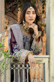 De Lambent Majestic by Imrozia Premium Embroidered Chiffon 3Pc M-34 ALYA