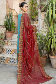 De Lambent Majestic by Imrozia Premium Embroidered Chiffon 3Pc M-36 AVA