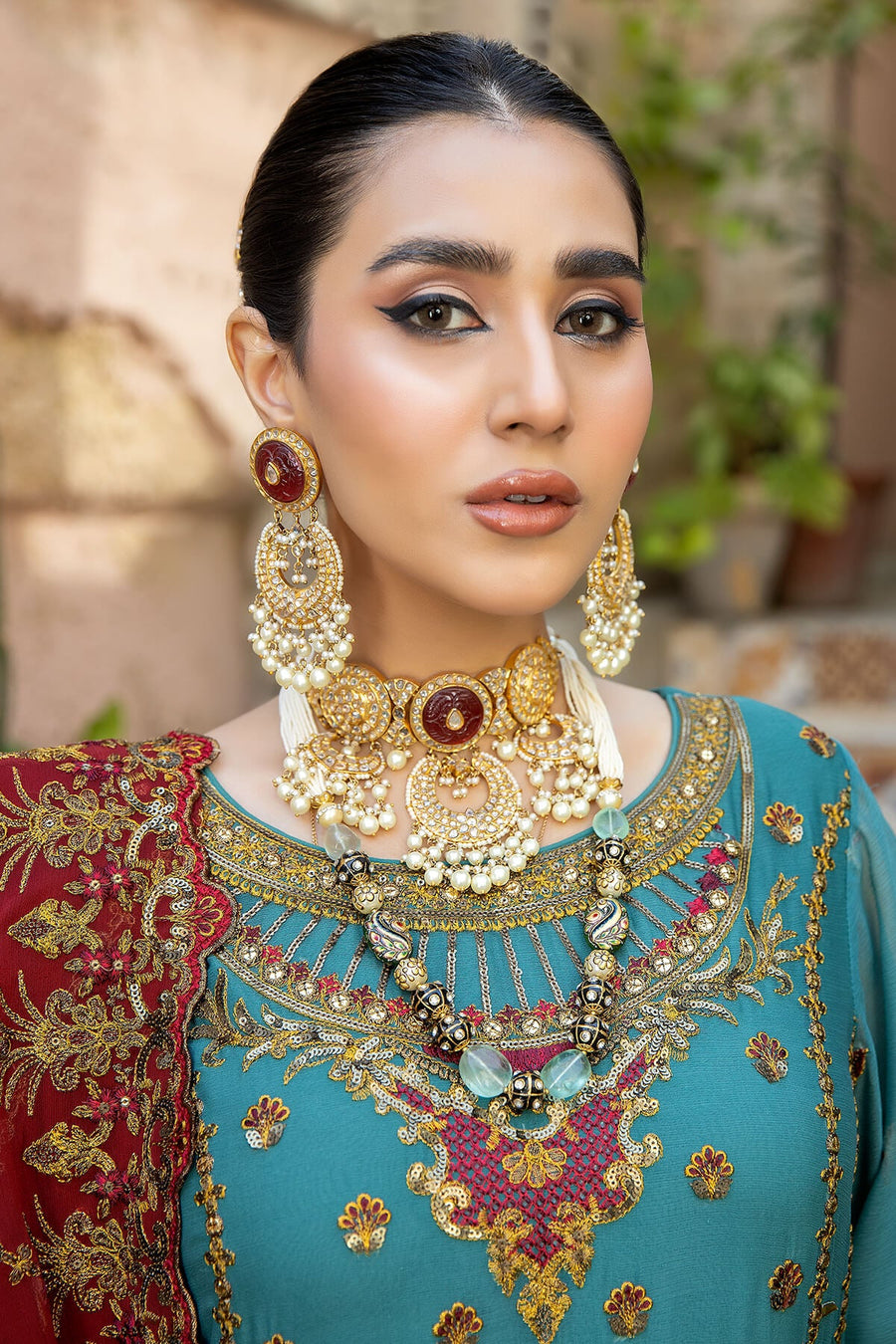 De Lambent Majestic by Imrozia Premium Embroidered Chiffon 3Pc M-36 AVA