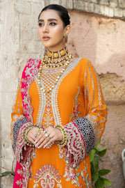 De Lambent Majestic by Imrozia Premium Embroidered Chiffon 3Pc M-37 MARWA