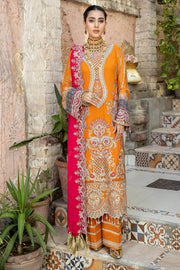 De Lambent Majestic by Imrozia Premium Embroidered Chiffon 3Pc M-37 MARWA