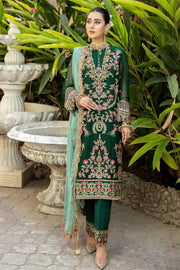 De Lambent Majestic by Imrozia Premium Embroidered Chiffon 3Pc M-38 EMNA