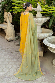 De Lambent Majestic by Imrozia Premium Embroidered Chiffon 3Pc M-39 LIA