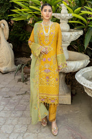 De Lambent Majestic by Imrozia Premium Embroidered Chiffon 3Pc M-39 LIA