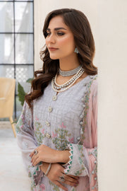 Naqsh Majestic By Imrozia Premium Unstitched Chiffon 3Pc Suit M-51 Cecilia