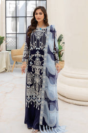 Naqsh Majestic By Imrozia Premium Unstitched Chiffon 3Pc Suit M-54 Zoe