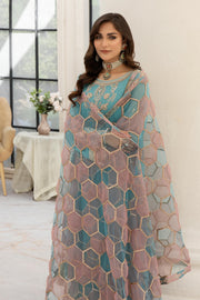 Naqsh Majestic By Imrozia Premium Unstitched Chiffon 3Pc Suit M-56 Maisie