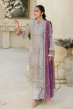 Naqsh Majestic By Imrozia Premium Unstitched Chiffon 3Pc Suit M-57 Ivy