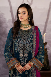Enliven Majestic by Imrozia Premium Unstitched Chiffon 3Pc Suit M-62 Carmen