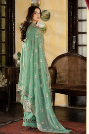 Enliven Majestic by Imrozia Premium Unstitched Chiffon 3Pc Suit M-65 Romana