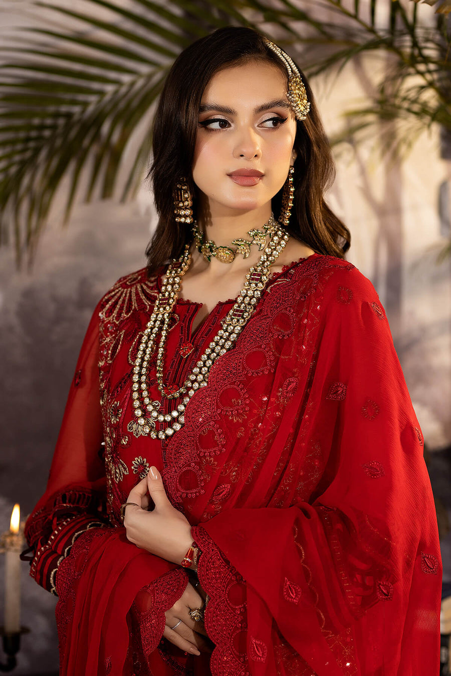 Enliven Majestic by Imrozia Premium Unstitched Chiffon 3Pc Suit M-68 Liliana