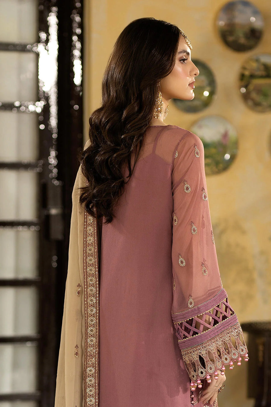 Enliven Majestic by Imrozia Premium Unstitched Chiffon 3Pc Suit M-69 Isla