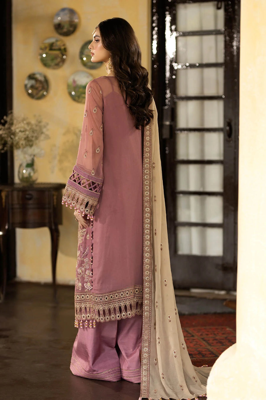 Enliven Majestic by Imrozia Premium Unstitched Chiffon 3Pc Suit M-69 Isla