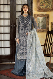 Enliven Majestic by Imrozia Premium Unstitched Chiffon 3Pc Suit M-70 Soleil