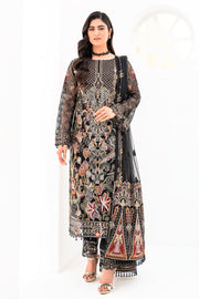 Ramsha Minhal Vol-08 Embroidered Organza Unstitched 3Pc Suit M-803