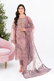 Ramsha Minhal Vol-08 Embroidered Organza Unstitched 3Pc Suit M-804