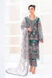 Ramsha Minhal Vol-08 Embroidered Net Unstitched 3Pc Suit M-810