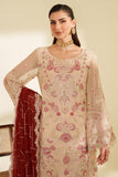 Imrozia Serene Noore Embroidery Chiffon Unstitched 3Pc Suit M-98 ZYNE