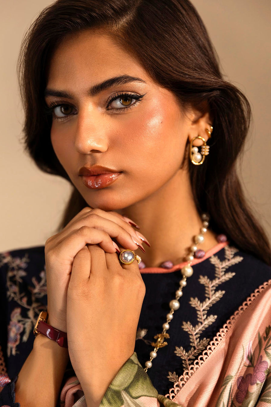 Muzlin by Sana Safinaz Embroidered Slub Unstitched 3Pc Suit D-06A