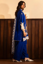 Muzlin by Sana Safinaz Embroidered Slub Unstitched 3Pc Suit D-08B