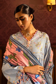 Muzlin by Sana Safinaz Embroidered Slub Unstitched 3Pc Suit D-10B