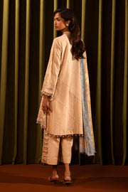 Muzlin by Sana Safinaz Embroidered Slub Unstitched 3Pc Suit D-12A