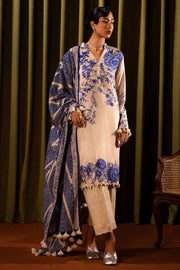 Muzlin by Sana Safinaz Embroidered Linen Unstitched 3Pc Suit D-18A