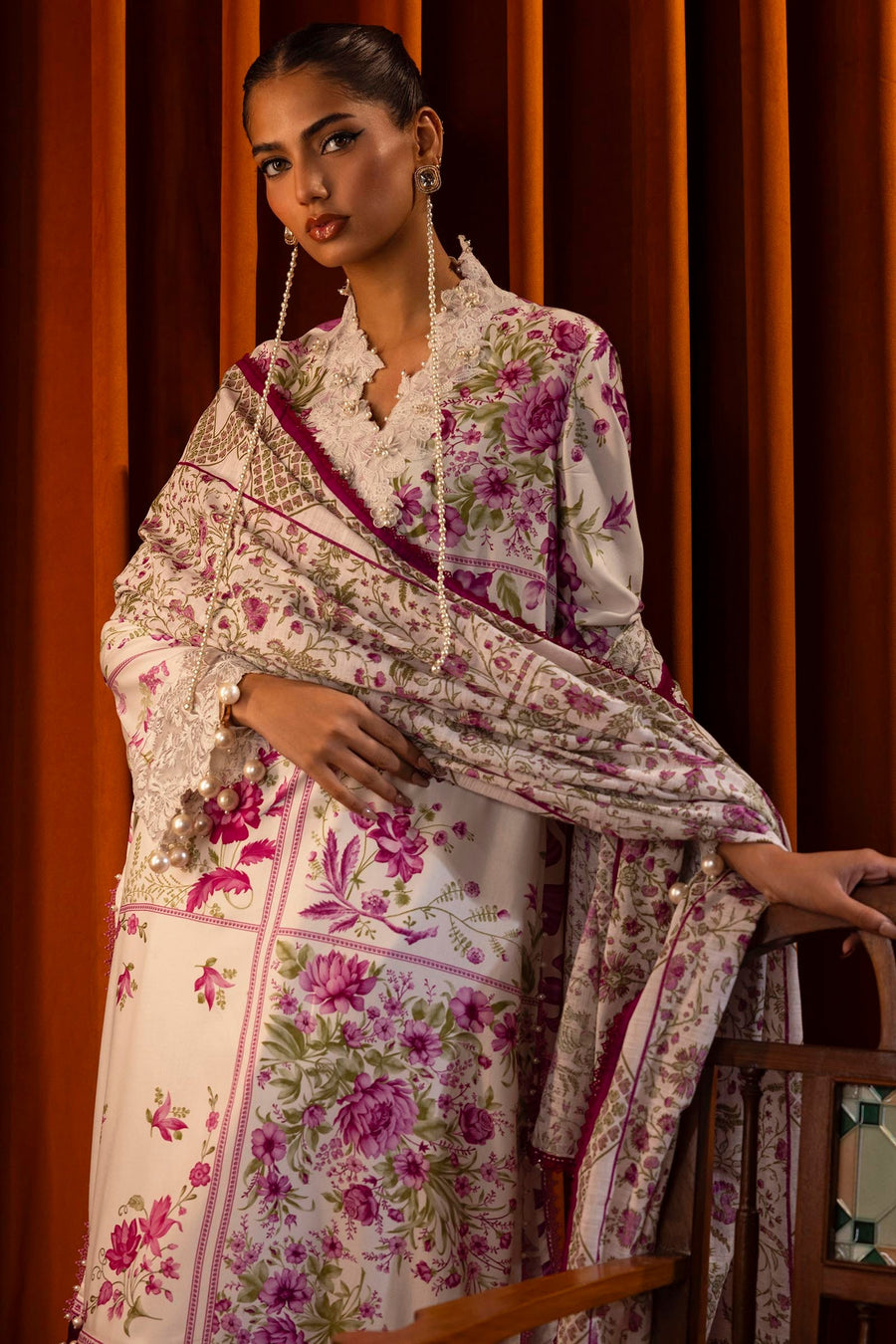 Muzlin by Sana Safinaz Embroidered Linen Unstitched 3Pc Suit D-24A