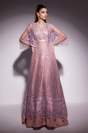 Best of Mushq Embroidered Net Unstitched 3Pc Suit BOM-05 Mabel