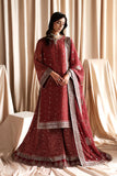 Zarif Siraya Printed Formal Unstitched 3Pc Chiffon Suit - MAHEEN