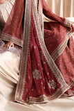Zarif Siraya Printed Formal Unstitched 3Pc Chiffon Suit - MAHEEN