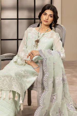 Alizeh Fashion Dhaagay Luxury Chiffon Unstitched 3 Piece Suit 08-Maheer