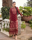 Zahra by Xenia Formals Embroidered Chiffon Unstitched 3Pc Suit D-08 MAHEER