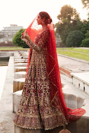 Afrozeh The Brides Unstitched Wedding Formal 3Pc Suit - MAHJABEEN-22
