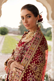 Afrozeh The Brides Unstitched Wedding Formal 3Pc Suit - MAHJABEEN-22