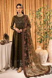 Alizeh Mehfil-e-Uroos Festive Chiffon Unstitched 3Pc Suit D-07 Mahveen