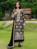 Faiza Faisal Hoor Embroidered Karandi Unstitched 3Pc Suit - MAHVEEN