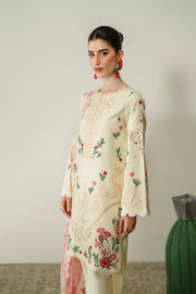 Zariya Zaira Embroidered Luxury Lawn Unstitched 3Pc Suit ZB6S106 MAIA