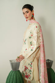 Zariya Zaira Embroidered Luxury Lawn Unstitched 3Pc Suit ZB6S106 MAIA
