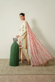 Zariya Zaira Embroidered Luxury Lawn Unstitched 3Pc Suit ZB6S106 MAIA