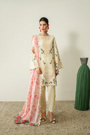 Zariya Zaira Embroidered Luxury Lawn Unstitched 3Pc Suit ZB6S106 MAIA