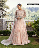 Zahra by Xenia Formals Embroidered Net Unstitched 3Pc Suit D-07 MAISHA