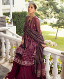 Zahra by Xenia Formals Embroidered Net Unstitched 3Pc Suit D-10 MARAH