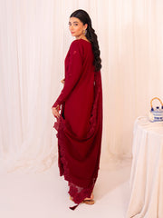 Faiza Faisal Celine Unstitched Lawn 3Pc Suit FNF-SS25-0413 MAREN
