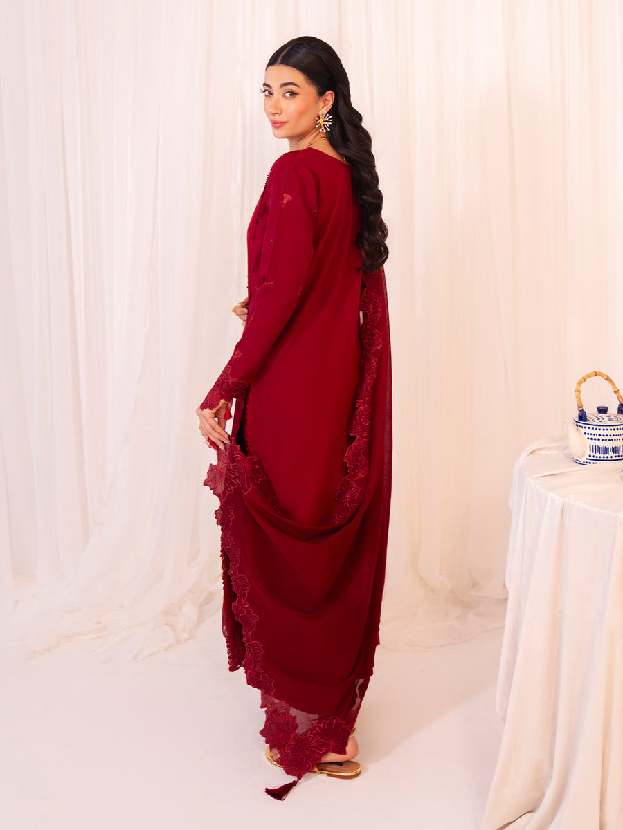 Faiza Faisal Celine Unstitched Lawn 3Pc Suit FNF-SS25-0413 MAREN