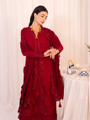 Faiza Faisal Celine Unstitched Lawn 3Pc Suit FNF-SS25-0413 MAREN