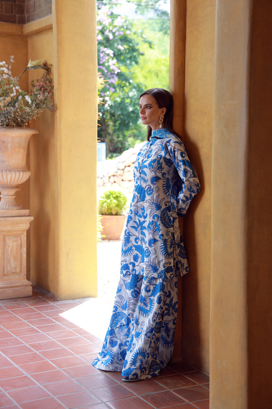 Feathers Stillness In Bloom Unstitched Printed Lawn 3Pc Suit MARVINA-FT541