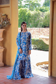 Feathers Stillness In Bloom Unstitched Printed Lawn 3Pc Suit MARVINA-FT541